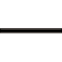 Керамический бордюр карандаш Чёрный Матовый